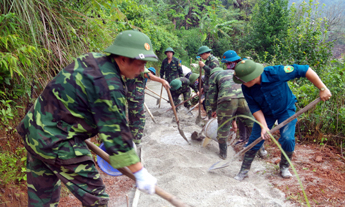 Đồn Biên phòng Thanh Lòa làm tốt công tác dân vận