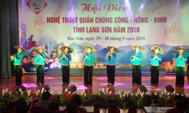 Sôi nổi phong trào văn nghệ quần chúng huyện Bắc Sơn