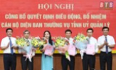 Kiện toàn nhân sự 9 tỉnh thành