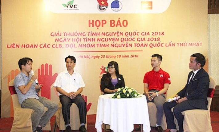 Phát động Giải thưởng Tình nguyện quốc gia năm 2018