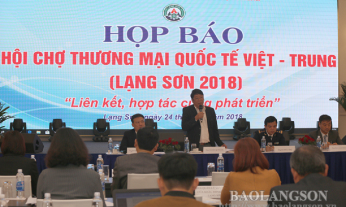 Họp báo thông tin về Hội chợ Thương mại quốc tế Việt – Trung