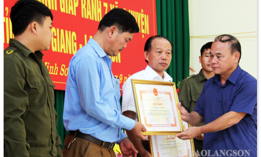 Công an xã Minh Sơn làm tốt công tác đảm bảo an ninh trật tự