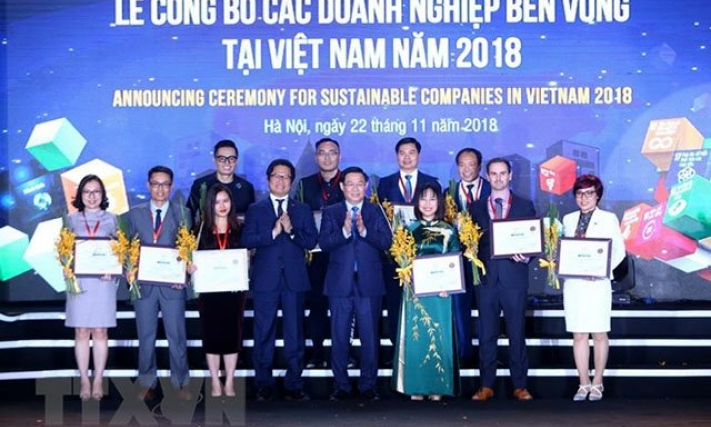 Vinh danh 100 doanh nghiệp bền vững tại Việt Nam năm 2018