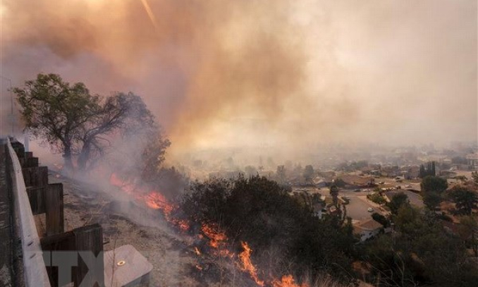 Nguy cơ lở đất do mưa lớn tại bang California sau thảm họa cháy rừng