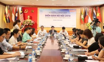 Diễn đàn Hà Nội 2018 – Hội tụ chất xám bàn về phát triển bền vững