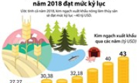 Xuất khẩu nông lâm thủy sản năm 2018 đạt mức kỷ lục