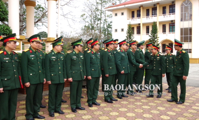 Bộ Quốc phòng thăm, chúc tết lực lượng vũ trang tỉnh Lạng Sơn