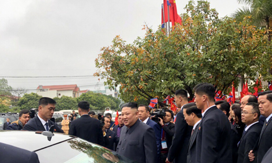 Lãnh đạo Triều Tiên Kim Jong-un tới Việt Nam