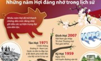 Những năm Hợi đáng nhớ trong lịch sử