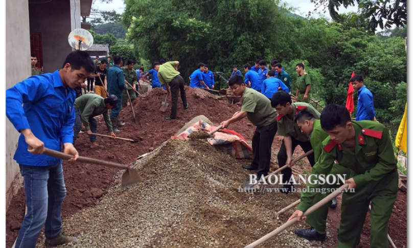 Tuổi trẻ Công an Đình Lập: Xung kích vì an ninh trật tự