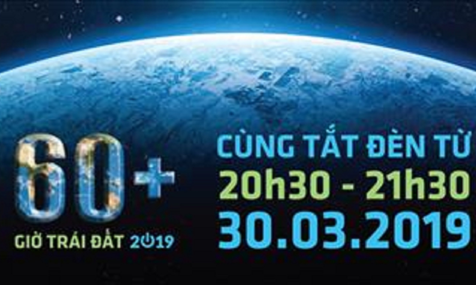 Tắt đèn hưởng ứng Chiến dịch Giờ Trái đất 2019