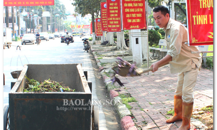 Đảm bảo môi trường xanh - sạch - đẹp