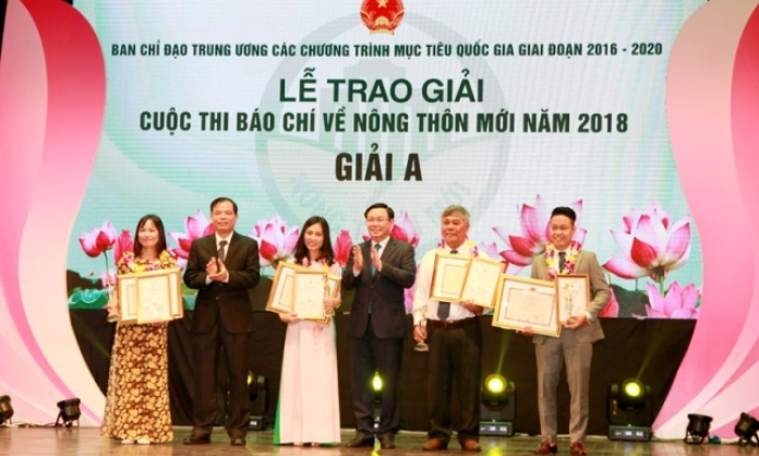 39 tác phẩm đoạt giải Cuộc thi báo chí về nông thôn mới 2018