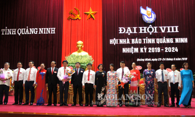 Hội nhà báo tỉnh Quảng Ninh Đại hội lần thứ VIII nhiệm kỳ 2019-2024