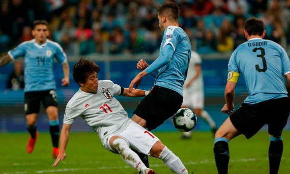 Copa America 2019: Khách mời Nhật Bản cầm hòa Uruguay