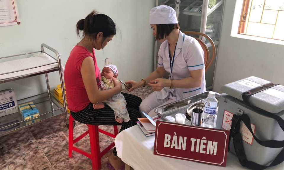 Tiếp tục nâng tỷ lệ tiêm vaccine viêm gan B trong 24h đầu sau sinh