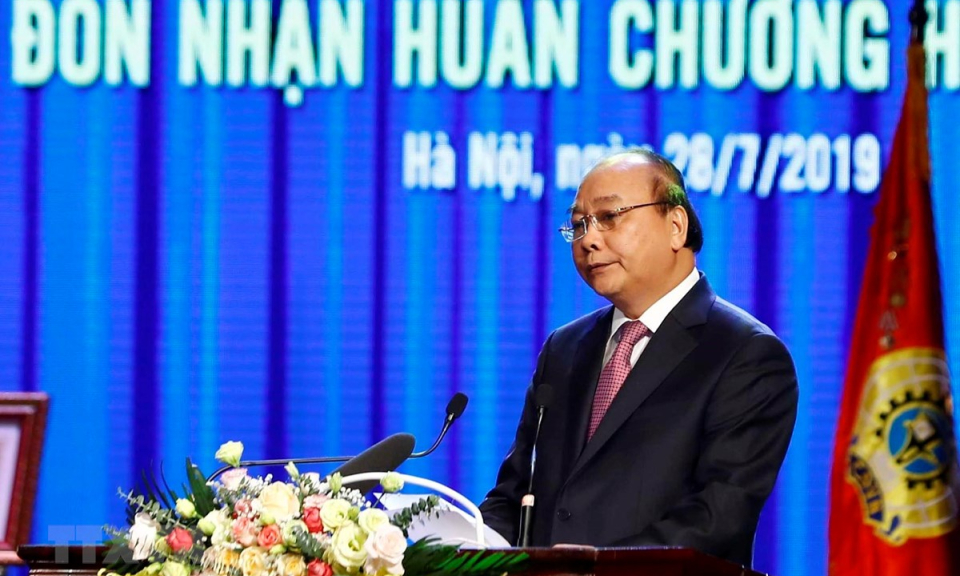 Phát biểu của Thủ tướng tại Lễ kỷ niệm 90 năm ngày thành lập Công đoàn