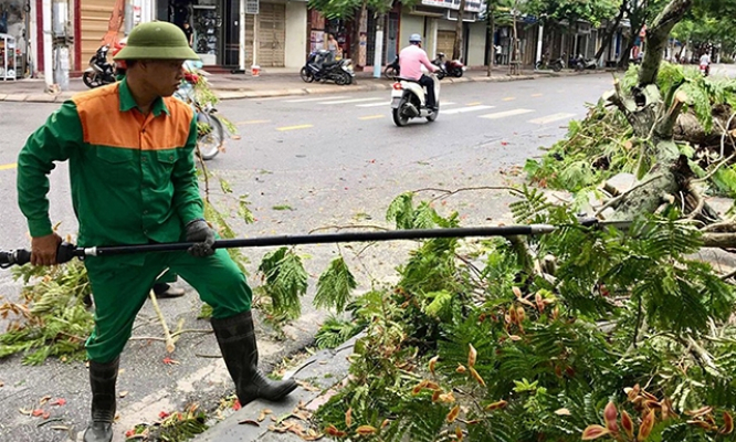 Bão số 2 gây nhiều thiệt hại tại các địa phương