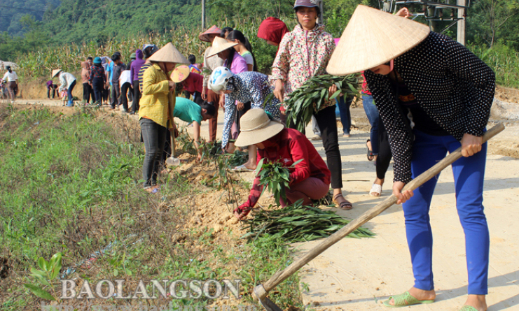 Phụ nữ chung tay xây dựng thôn xanh - sạch - đẹp