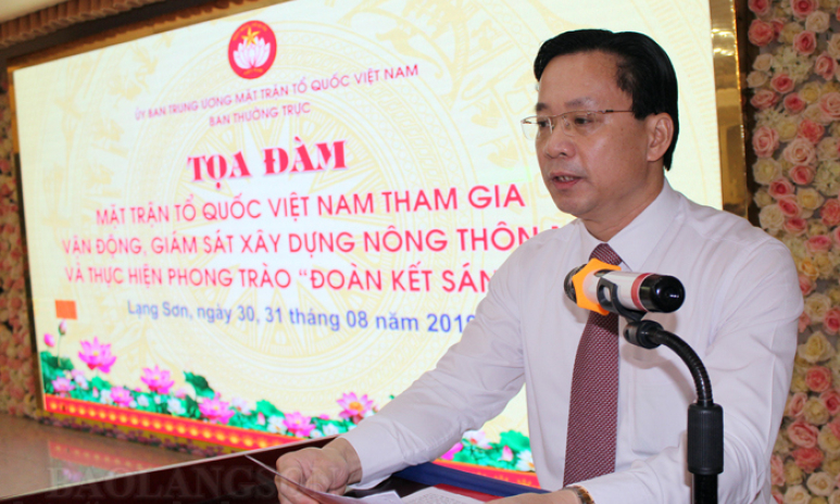 ban Trung ương Mặt trận Tổ quốc Việt Nam: Toạ đàm về xây dựng nông thôn mới và phong trào “Đoàn kết sáng