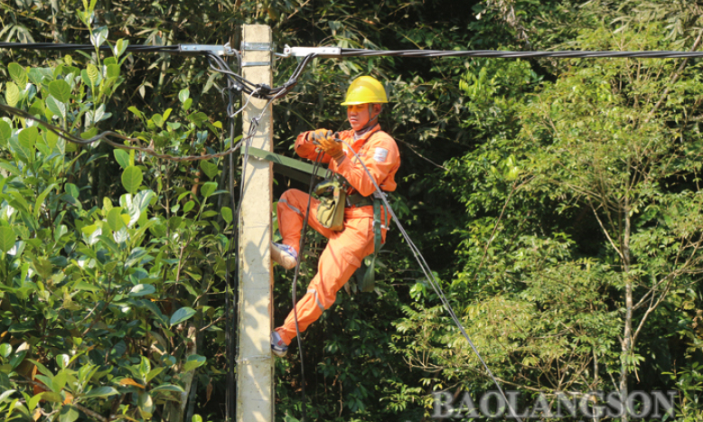 Điện lực Tràng Định: Nỗ lực thực hiện tiêu chí số 4