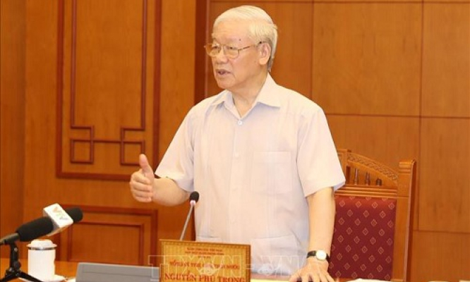 Tổng Bí thư, Chủ tịch nước chủ trì họp Tiểu ban Nhân sự Đại hội XIII