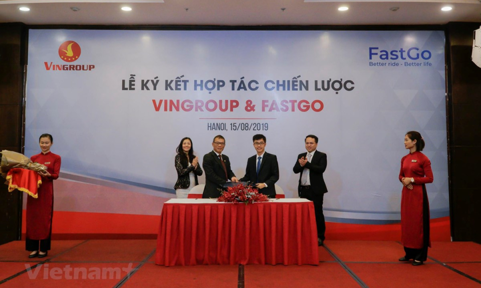 Vingroup hợp tác với FastGo tham gia thị trường xe công nghệ