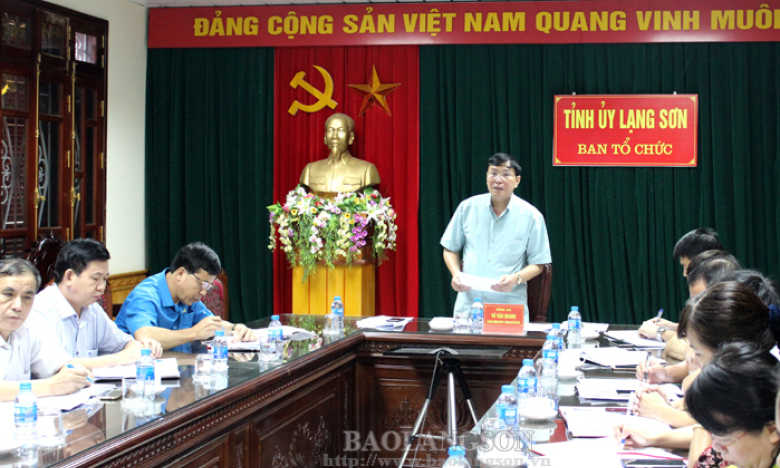 Ban Tổ chức Trung ương tổ chức hội nghị trực tuyến góp ý 2 dự thảo