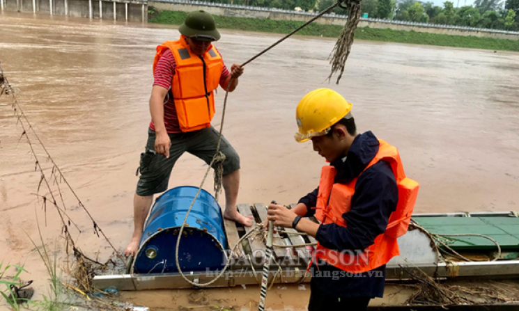 Lạng Sơn: Nước sông Kỳ Cùng dâng cao, xuất hiện một số điểm ngập úng