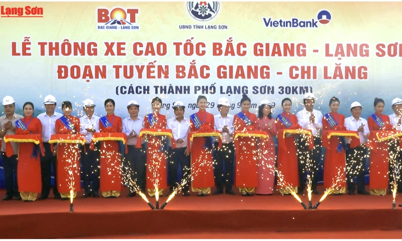 Thông xe kỹ thuật cao tốc Bắc Giang-Lạng Sơn hợp phần 1