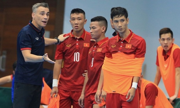 Đội tuyển futsal Việt Nam chuẩn bị cho Giải vô địch Đông - Nam Á 2019