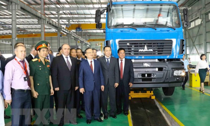Hưng Yên: Khánh thành nhà máy sản xuất và lắp ráp ôtô MAZ ASIA