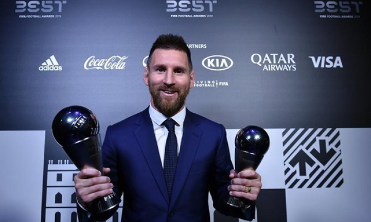 Messi lần thứ 6 giành giải thưởng Cầu thủ xuất sắc nhất năm của FIFA