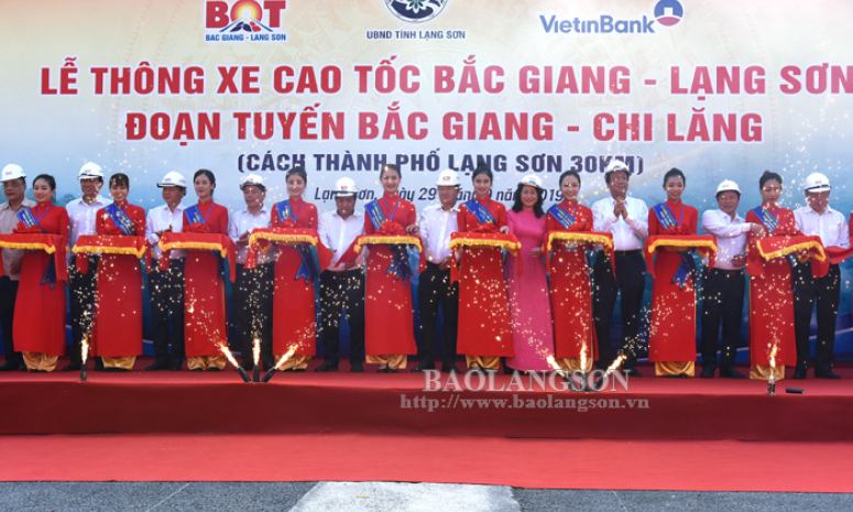 Thông xe kỹ thuật cao tốc Bắc Giang-Lạng Sơn hợp phần 1