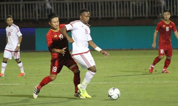 Thi đấu giao hữu, U22 Việt Nam hòa U22 UAE 1 - 1