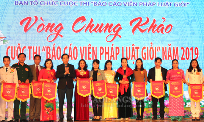 Khai mạc vòng chung khảo cuộc thi “Báo cáo viên pháp luật giỏi” cấp tỉnh