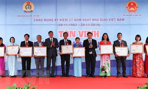 183 nhà giáo tiêu biểu đạt danh hiệu Nhà giáo của năm 2019