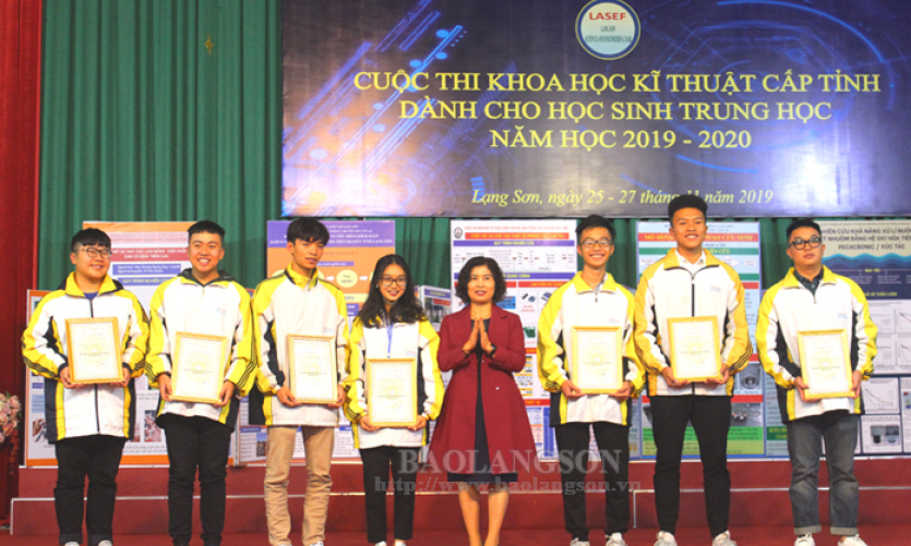 84 sản phẩm đạt giải cuộc thi khoa học kỹ thuật cấp tỉnh