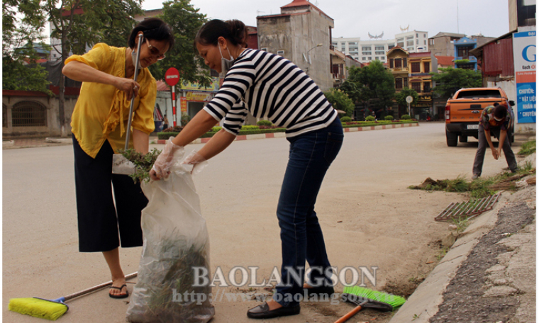 Phụ nữ thành phố Lạng Sơn: Đa dạng hoạt động bảo vệ môi trường