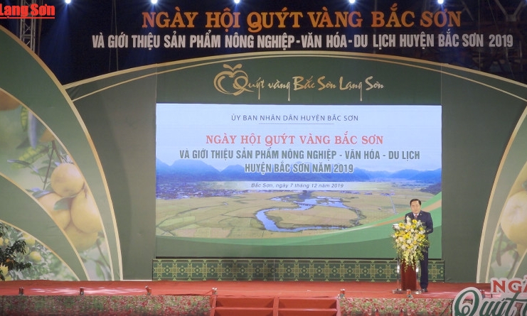 Khai mạc ngày hội Quýt vàng Bắc Sơn năm 2019