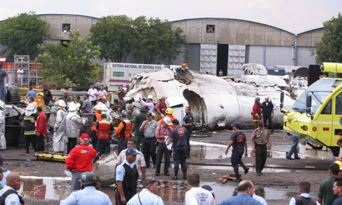 Rơi máy bay tư nhân tại Venezuela làm 9 người thiệt mạng