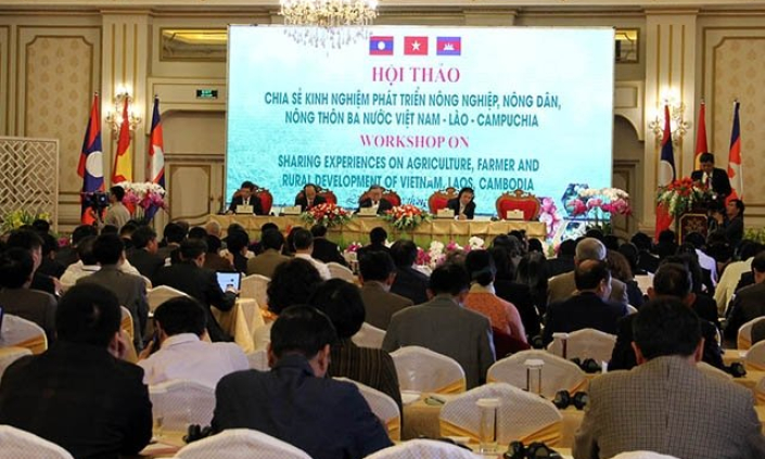 Ba nước Việt Nam-Lào-Cambodia chia sẻ kinh nghiệm phát triển “tam nông”