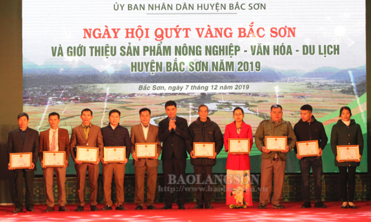 Khai mạc Ngày hội Quýt vàng Bắc Sơn năm 2019