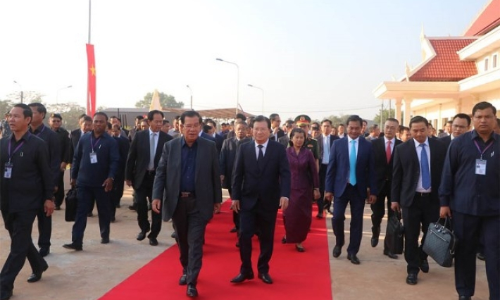 Khánh thành chợ kiểu mẫu biên giới đầu tiên Việt Nam - Cambodia