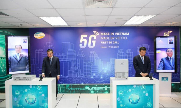 Viettel thực hiện cuộc gọi 5G đầu tiên trên thiết bị Make in Vietnam