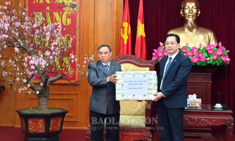 Lãnh đạo Tỉnh ủy, UBND tỉnh tiếp Ban Liên lạc Hội thánh Tin lành Bắc Sơn đến thăm, chúc tết