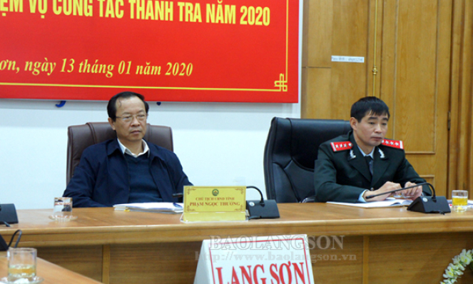 Ngành thanh tra triển khai nhiệm vụ năm 2020