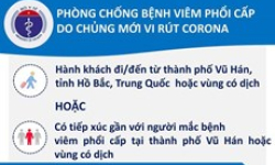 Phát tờ rơi phòng chống bệnh viêm đường hô hấp cấp do chủng mới