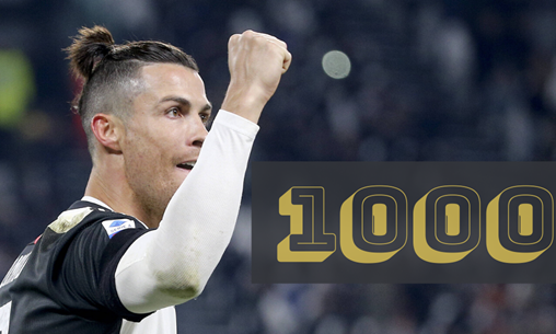 Ronaldo xô đổ nhiều kỷ lục trong ngày cán mốc 1.000 trận đấu