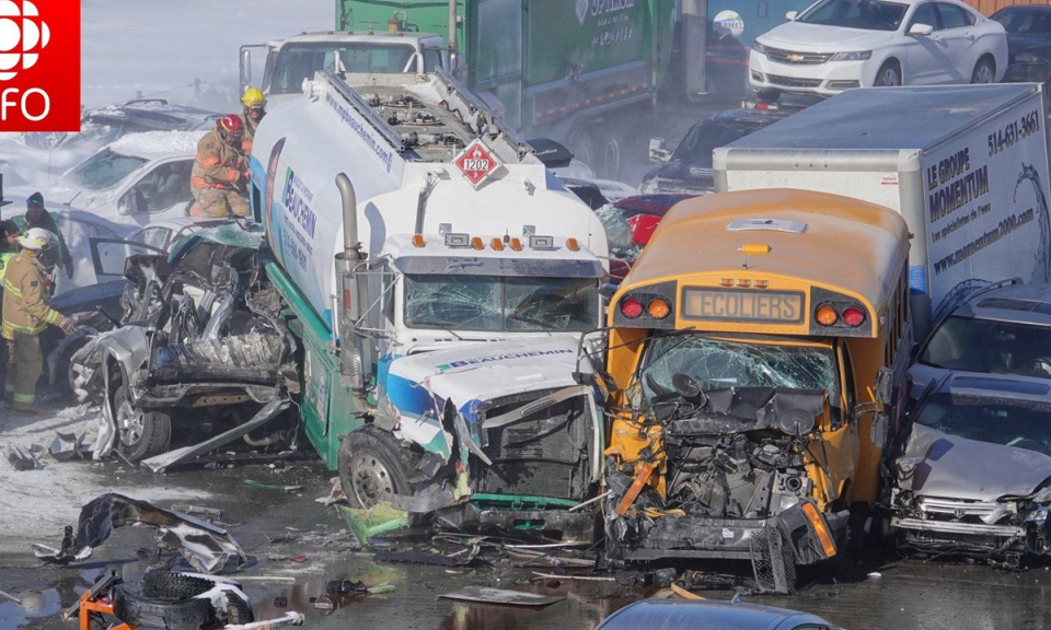 Canada: Đâm xe liên hoàn trên đường cao tốc gây thương vong